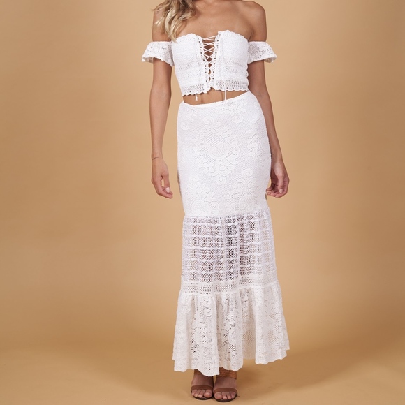 Free People Dresses & Skirts - Free People x Nightcap Crochet maxi skirt